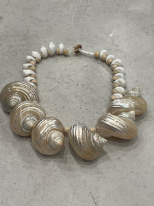 Mother of Pearl 6shell pendant necklace