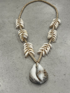 Cowrie beaded necklace