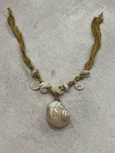 Shell & trinket necklace