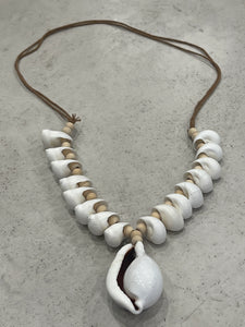 Cowrie shell necklace