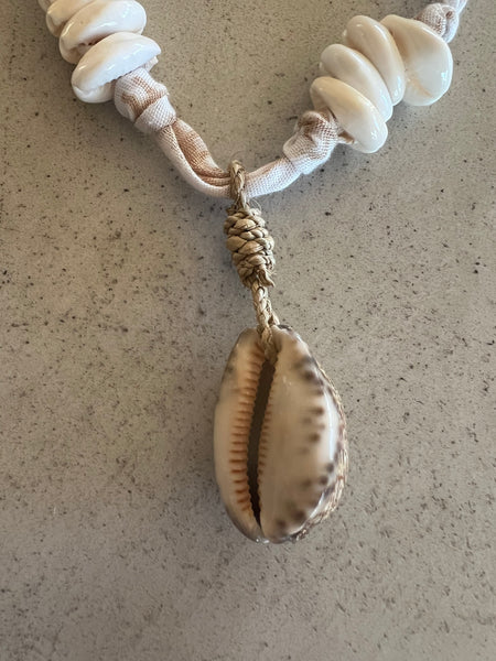 Bandana Cowrie Pendant.