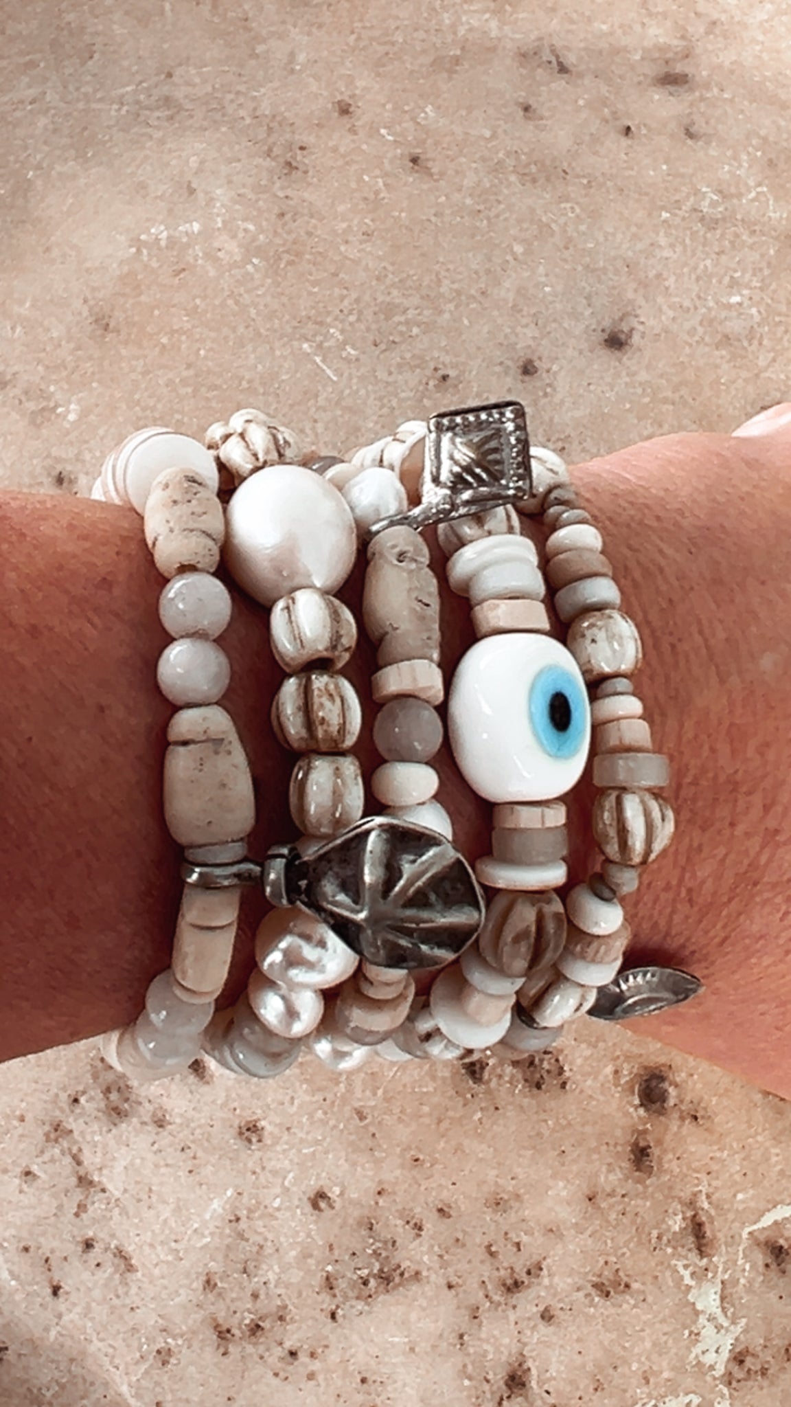 Evil Eye Bracelet Stack