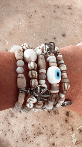 Evil Eye Bracelet Stack