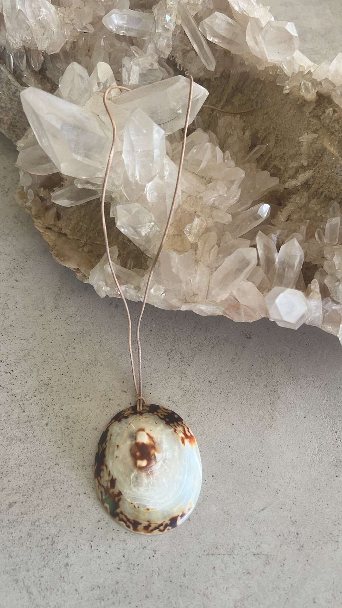 Limpet Shell Pendant
