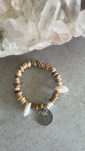 Tribal coin bracelet