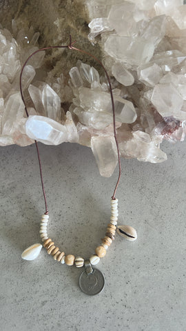 Tribal coin necklace