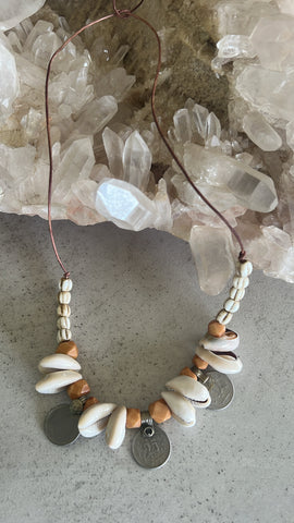 Tribal coin necklace