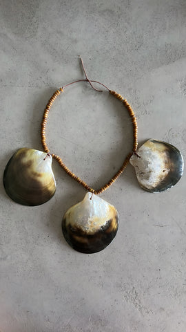 Oversized Oyster pearl necklace